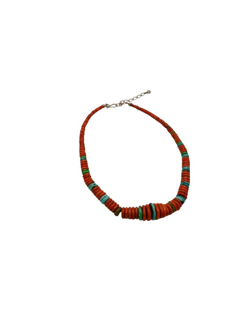 Desert Rose Trading Spiny Oyster Turquoise Beaded Necklace Southwestern Boho